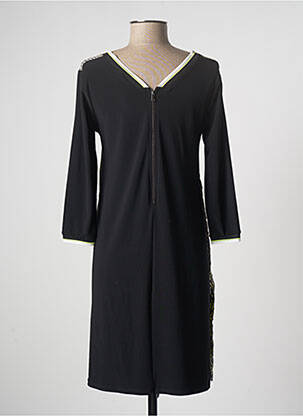 Rochie midi mâneci 3/4 mâneci 3/4 negru DECA femeie