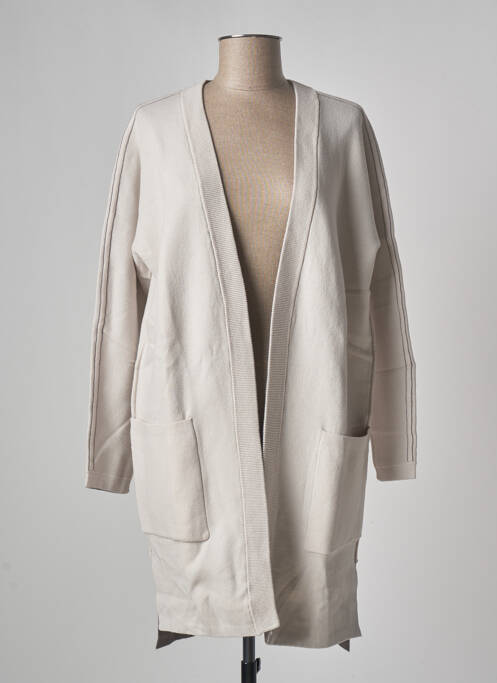 Vestă cu mâneci lungi bej YAYA femeie