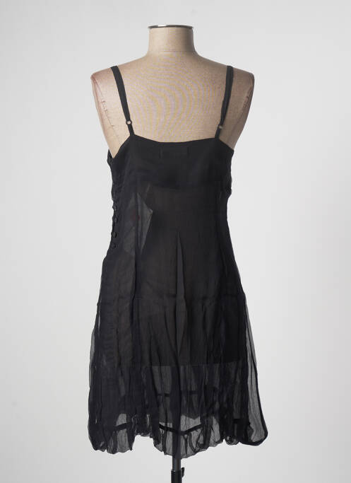 Rochie scurtă negru MAIS IL EST OU LE SOLEIL femeie