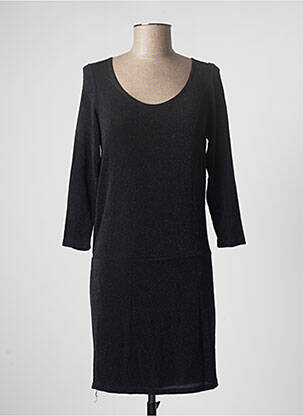 Rochie midi mâneci lungi mâneci lungi negru EMA BLUE'S femeie