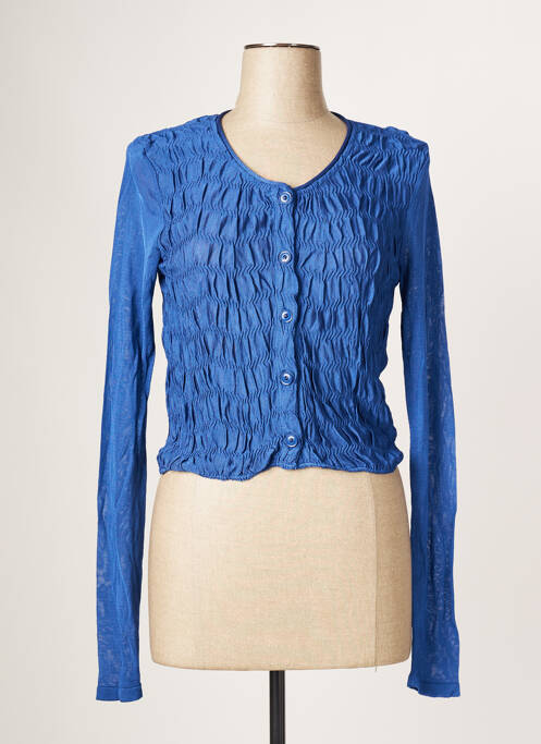 Vestă cu mâneci lungi albastru AVENTURES DES TOILES femeie