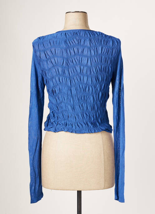 Vestă cu mâneci lungi albastru AVENTURES DES TOILES femeie