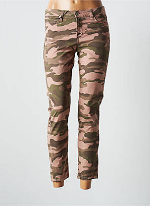 Pantalon 7/8 elasticitate mărime normală roz DENIM STUDIO femeie