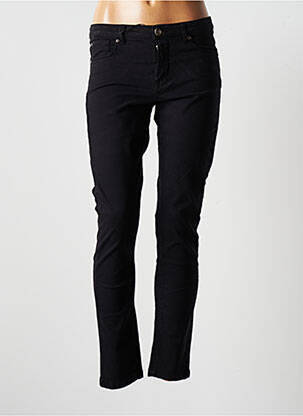 Pantalon slim elasticitate mărime normală negru MENSI COLLEZIONE femeie