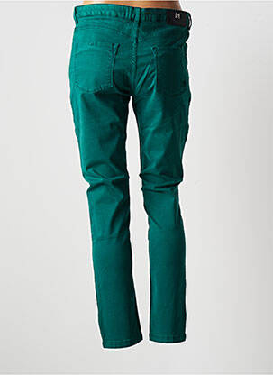Pantalon slim elasticitate mărime normală verde MENSI COLLEZIONE femeie