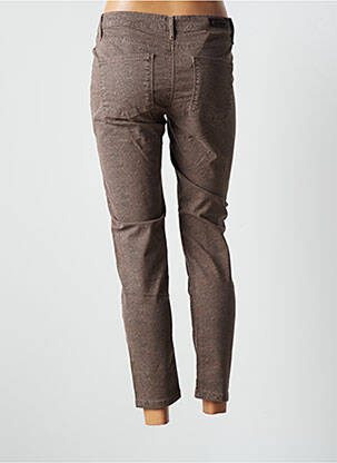 Pantalon 7/8 elasticitate mărime normală maro DENIM STUDIO femeie