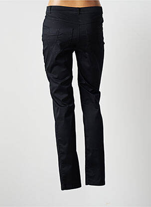 Pantalon slim țesătură poplin mărime normală albastru AVENTURES DES TOILES femeie