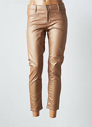 Pantalon 7/8 elasticitate mărime normală bej DENIM STUDIO femeie