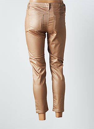 Pantalon 7/8 elasticitate mărime normală bej DENIM STUDIO femeie