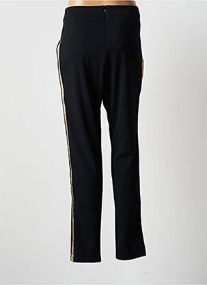 Pantalon slim talie înaltă talie înaltă negru POUSSIERE D'ETOLE femeie
