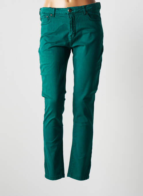 Pantalon slim verde MENSI COLLEZIONE femeie