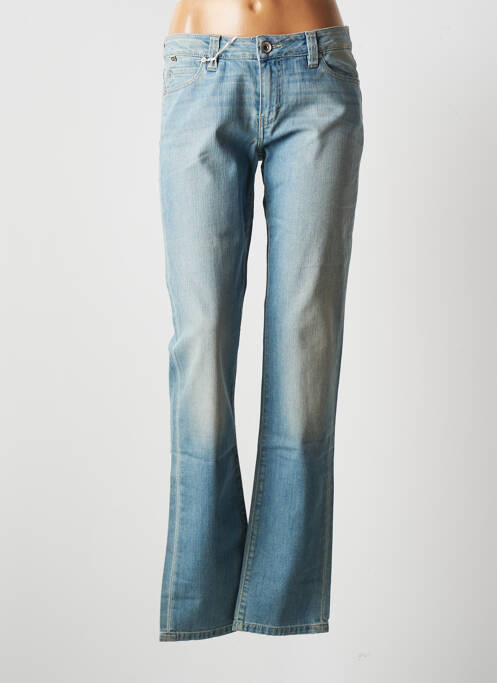 Blugi cu croială dreaptă albastru DENIM STUDIO femeie