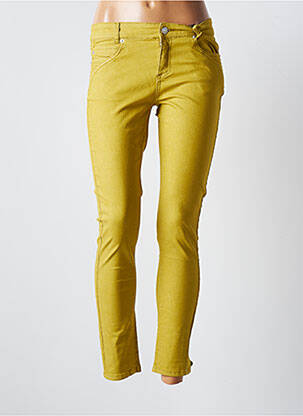 Pantalon 7/8 elasticitate talie joasă verde HUIT SIX SEPT femeie
