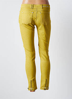 Pantalon 7/8 elasticitate talie joasă verde HUIT SIX SEPT femeie