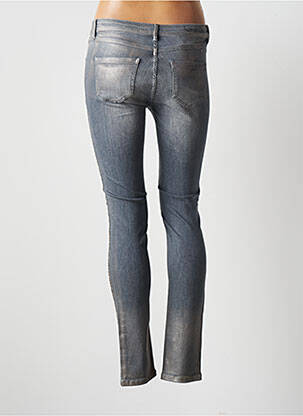 Blugi skinny elasticitate talie joasă gri HUIT SIX SEPT femeie