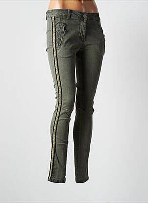 Pantalon slim verde SO SOON femeie