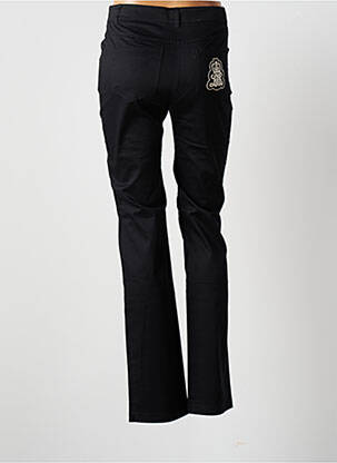 Pantalon slim țesătură poplin mărime normală negru PATRICK MENDES femeie