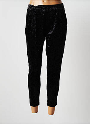 Pantalon 7/8 elasticitate mărime normală negru EMA BLUE'S femeie
