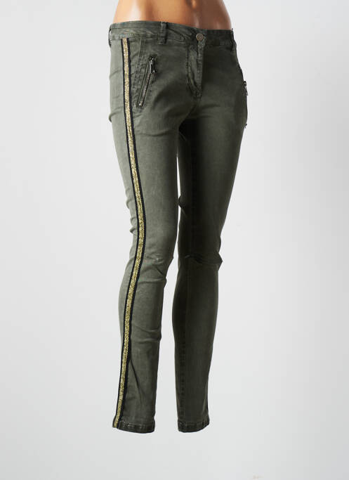 Pantalon slim verde SO SOON femeie