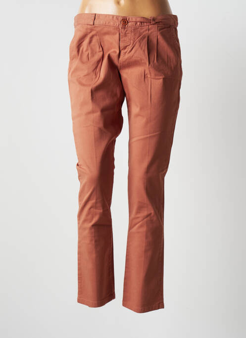 Pantalon chino maro DES PETITS HAUTS femeie