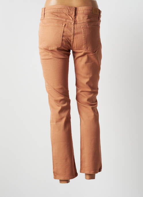 Blugi cu croială slim maro DES PETITS HAUTS femeie