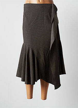 Fustă midi maro WOOXOOM femeie