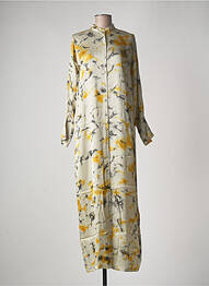 Rochie lungă mâneci lungi mâneci lungi galben RABENS SALONER femeie