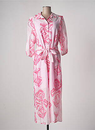 Rochie lungă roz BEAUMONT femeie