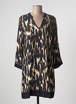 Rochie midi negru LAUREN VIDAL femeie