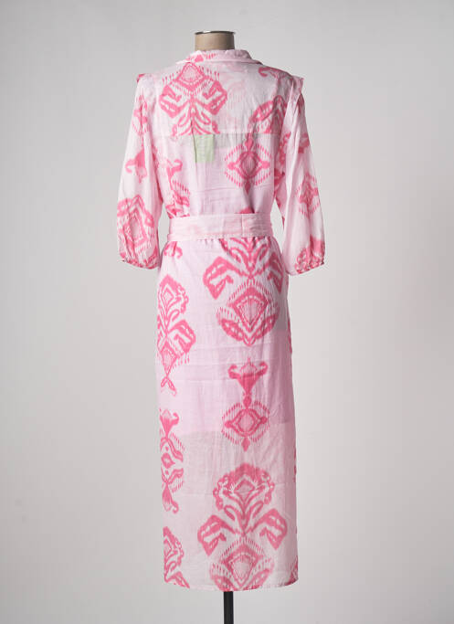 Rochie lungă roz BEAUMONT femeie