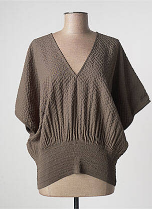 Top verde RABENS SALONER femeie