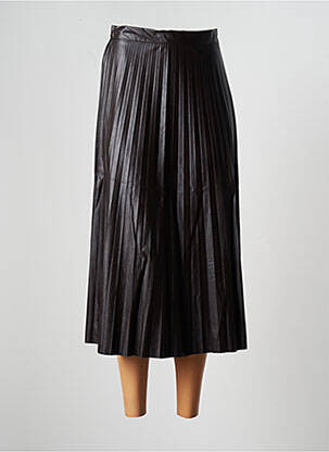 Fustă lungă maro LAUREN VIDAL femeie