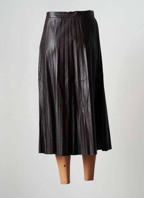 Fustă lungă maro LAUREN VIDAL femeie