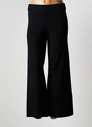 Pantalon larg negru YERSE femeie