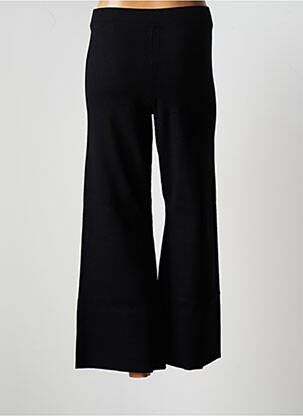 Pantalon larg talie înaltă talie înaltă negru YERSE femeie