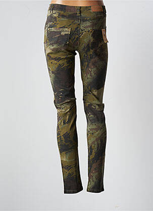 Pantalon slim conic mărime normală verde SUMMUM femeie