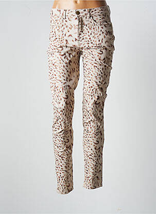 Pantalon slim bej SUMMUM femeie