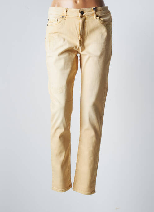 Blugi cu croială slim galben BLUE DAZE femeie