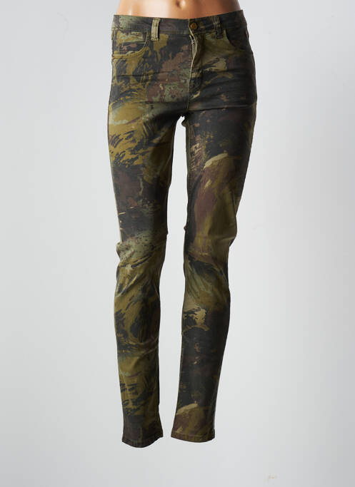 Pantalon slim verde SUMMUM femeie