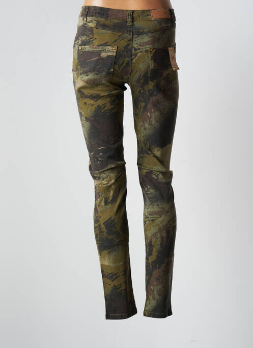 Pantalon slim verde SUMMUM femeie