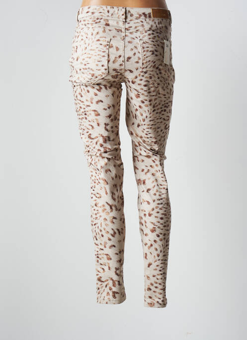 Pantalon slim bej SUMMUM femeie