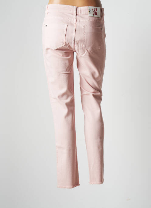 Pantalon slim roz LAUREN VIDAL femeie
