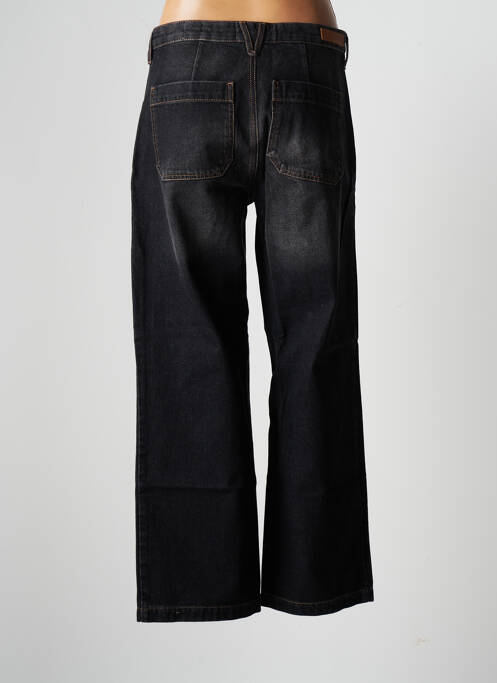 Blugi cu croială largă negru HAPPY femeie