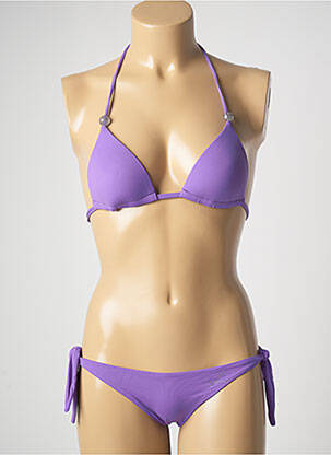 Costum de baie din două piese violet GENIUS femeie