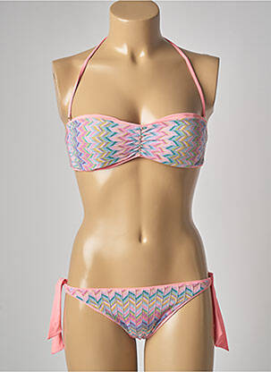 Costum de baie din două piese roz GENIUS femeie