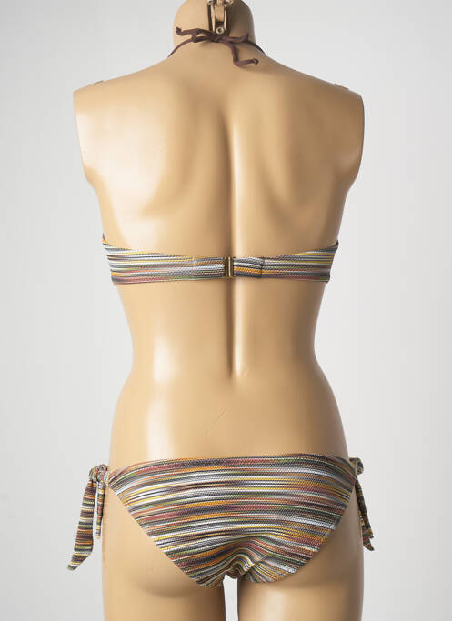 Costum de baie din două piese maro GENIUS femeie