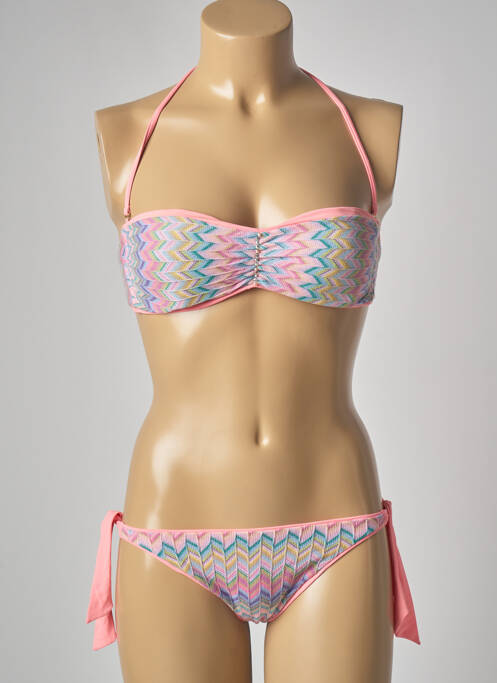 Costum de baie din două piese roz GENIUS femeie