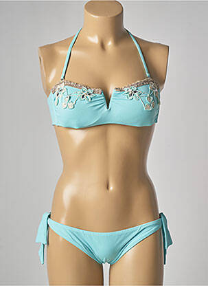 Costum de baie din două piese albastru GENIUS femeie