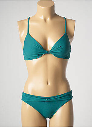 Costum de baie din două piese verde GENIUS femeie