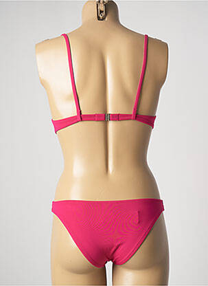 Costum de baie din două piese elasticitate sutien cu susținere înaltă și burete detașabil roz GENIUS femeie